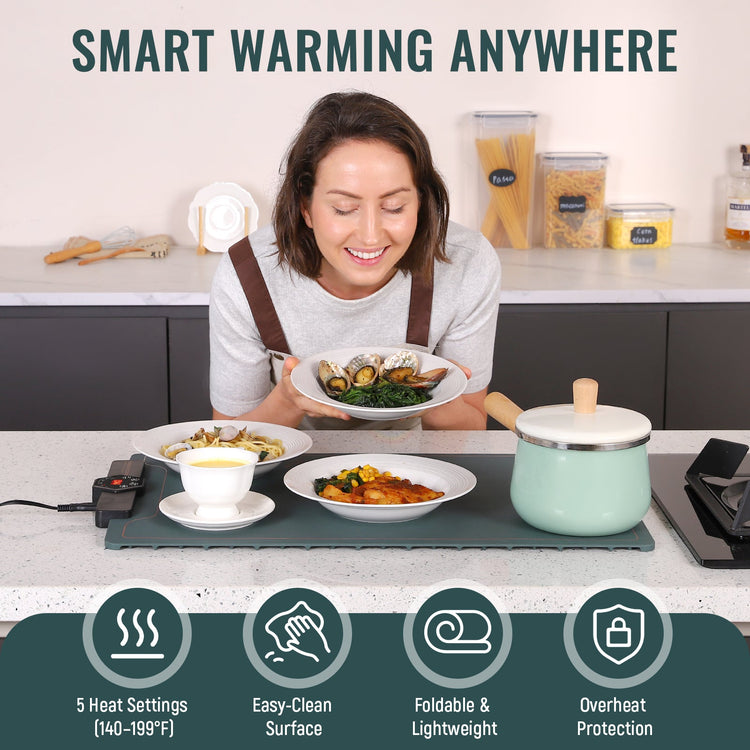 URBANCOOKS Portable Food Warming Mat