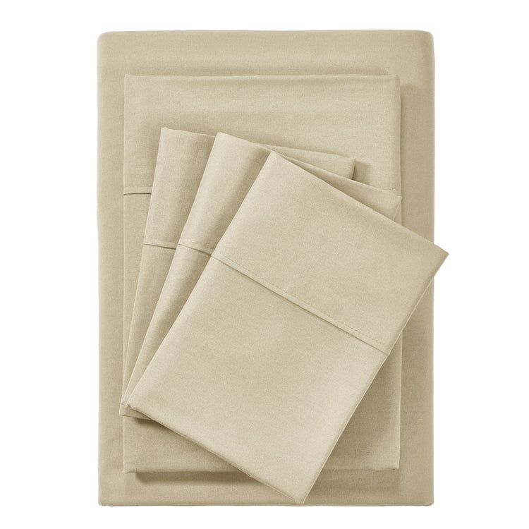 Bamboo 2000 Count Sheet Set with SnugGrip - Warm Taupe