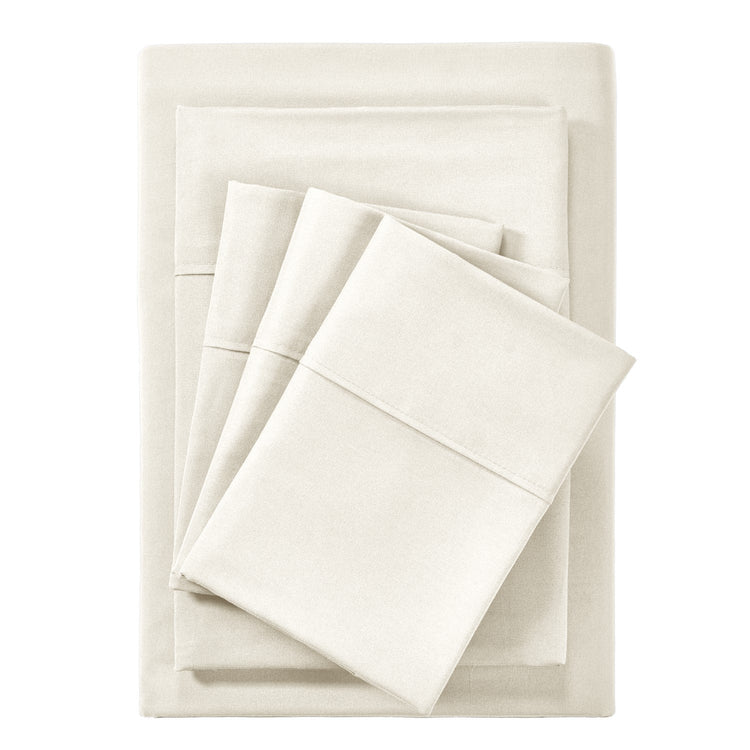 Bamboo 2000 Count Sheet Set with SnugGrip - Cream