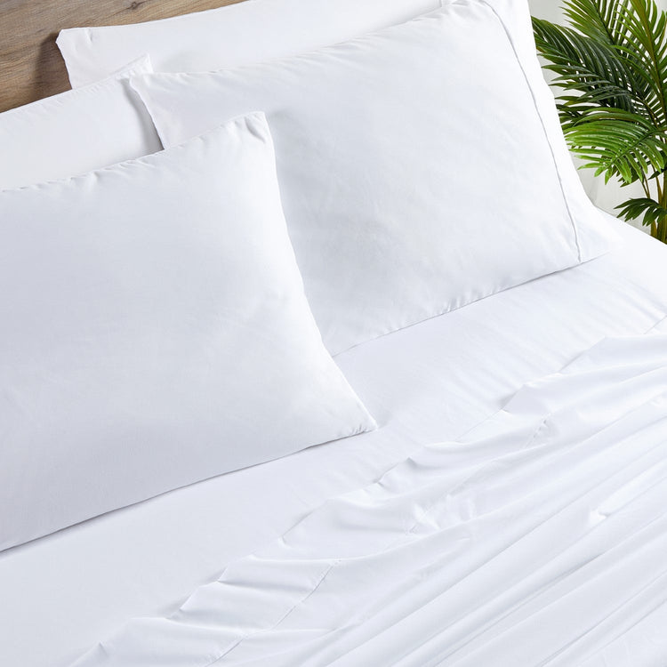Bamboo 2000 Count Sheet Set with SnugGrip - White