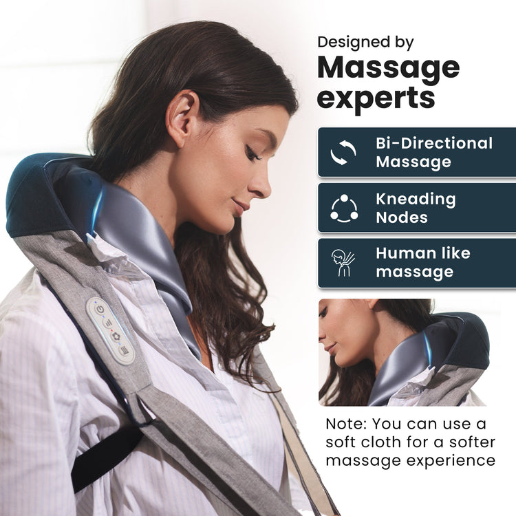 MIKO Shiatsu Neck & Shoulder Massager with App Controls // WAVE