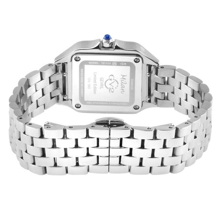 GV2 Womens Milan Swiss Diamond Watch