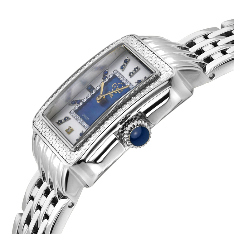GV2 Women's Padova Gemstone Swiss Diamond Watch