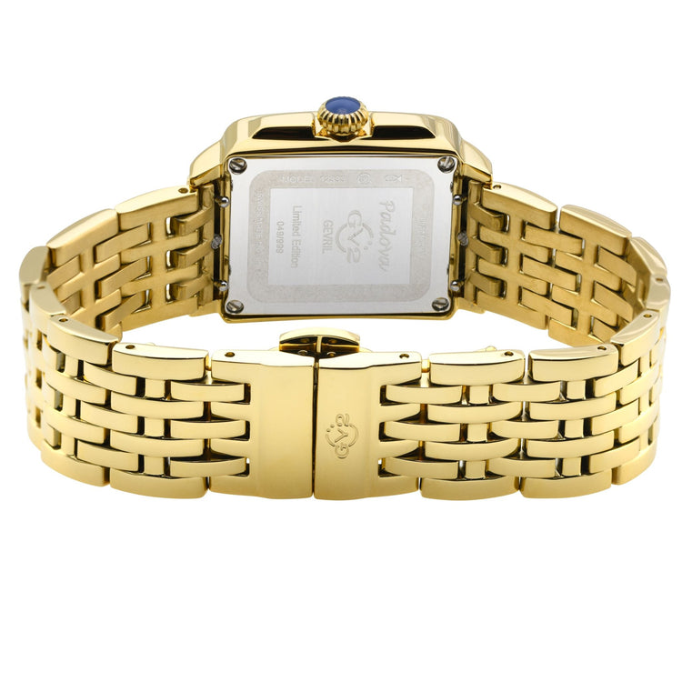 GV2 Women's Padova Gemstone Swiss Diamond Watch