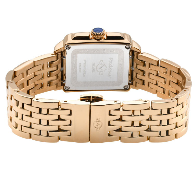 GV2 Women's Padova Gemstone Swiss Diamond Watch