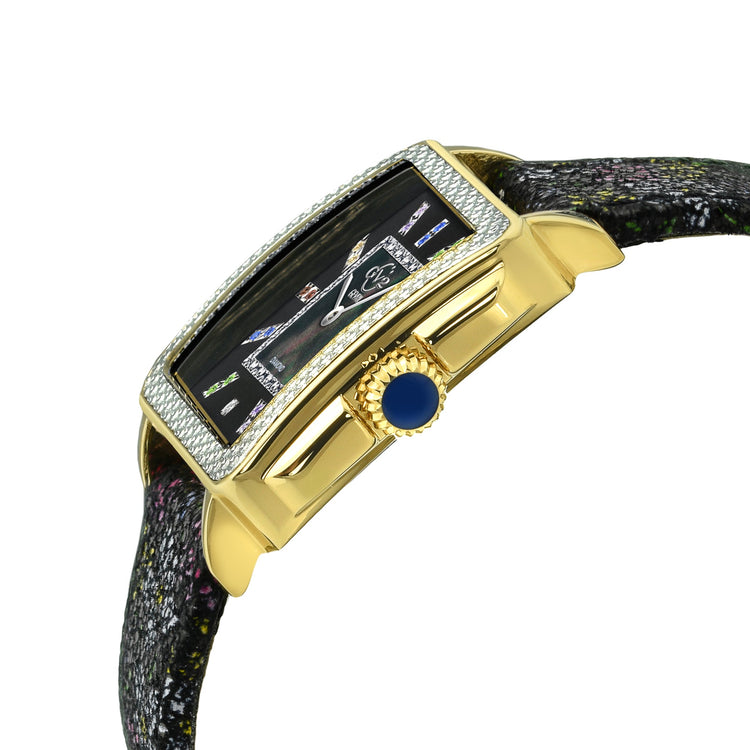 GV2 Women's Padova Gemstone Swiss Diamond Watch