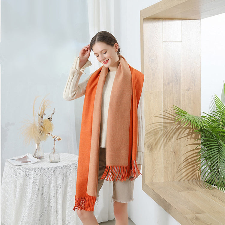The Victoria - Reversible Ultra Soft Pashmina Scarf