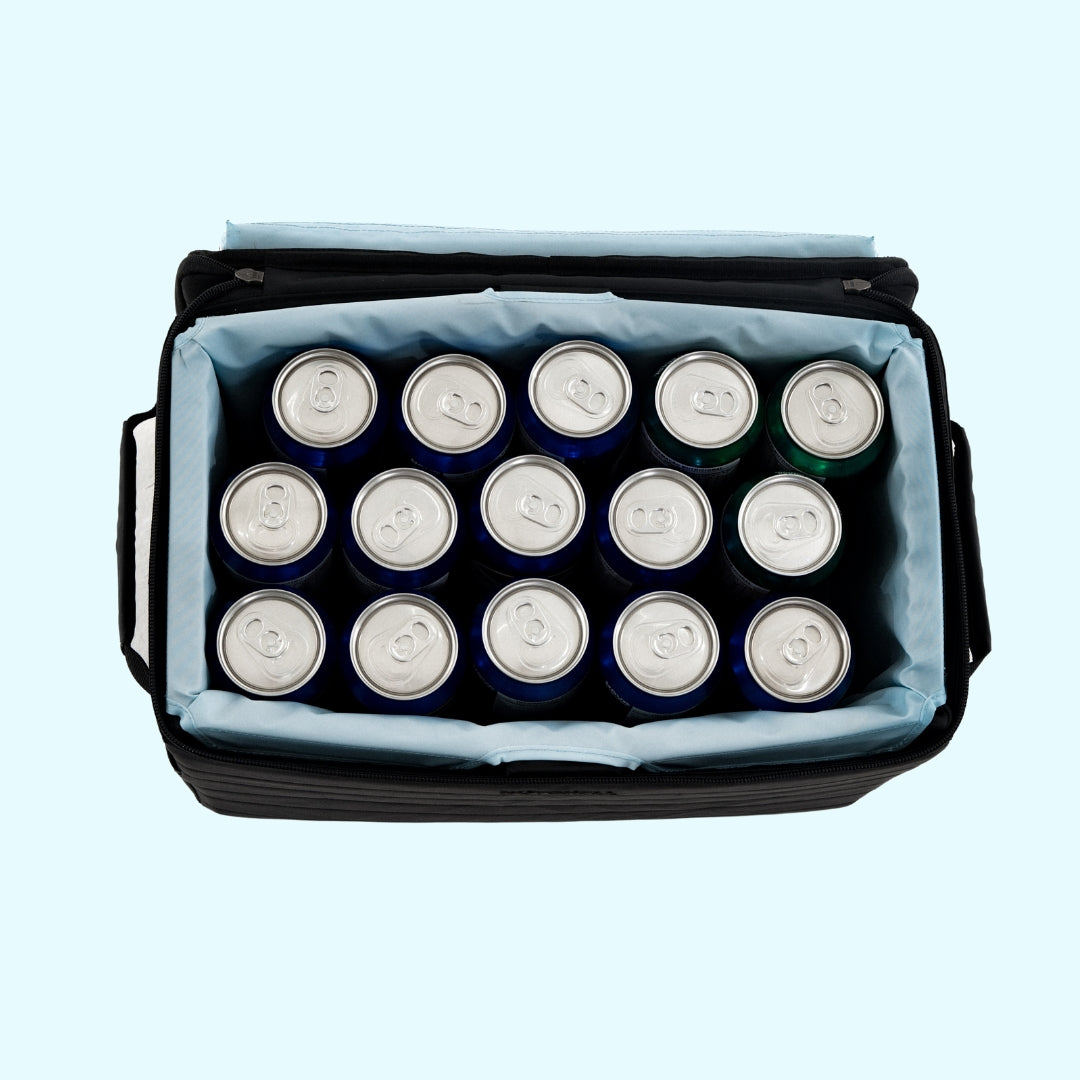 30 cans inside a Nutshell Cooler