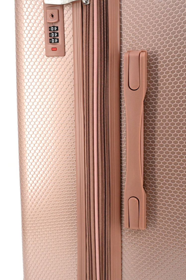 ISAAC MIZRAHI AERO 3-Piece Luggage Set – Lightweight Expandable ABS Hard Shell Suitcases with Spinner Wheels (28”/24”/20”) – Designer Travel Set