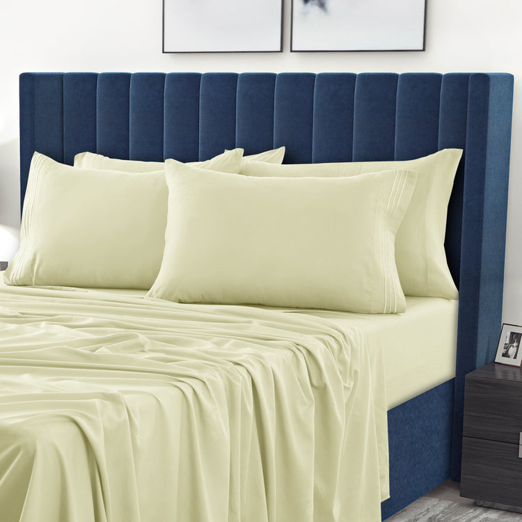 1800 Series Premium Sheets Set - Vanilla