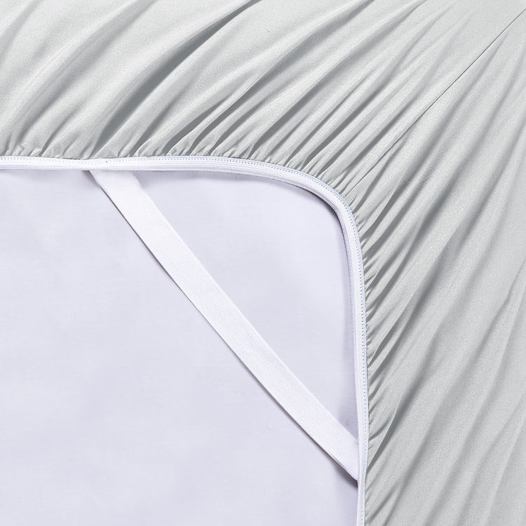 Bamboo 2000 Count Sheet Set with SnugGrip - Silver