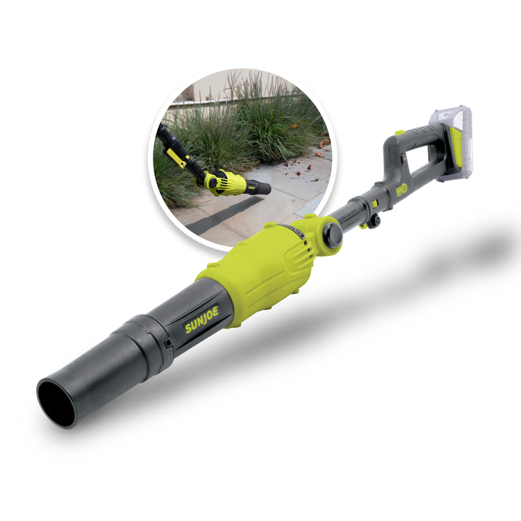 24V-TBP-LTE IONMAX 2-in-1 Handheld + Pole Leaf Blower Kit | W/ 24V 2.0-Ah Battery + Charger | 3 Nozzle Connections