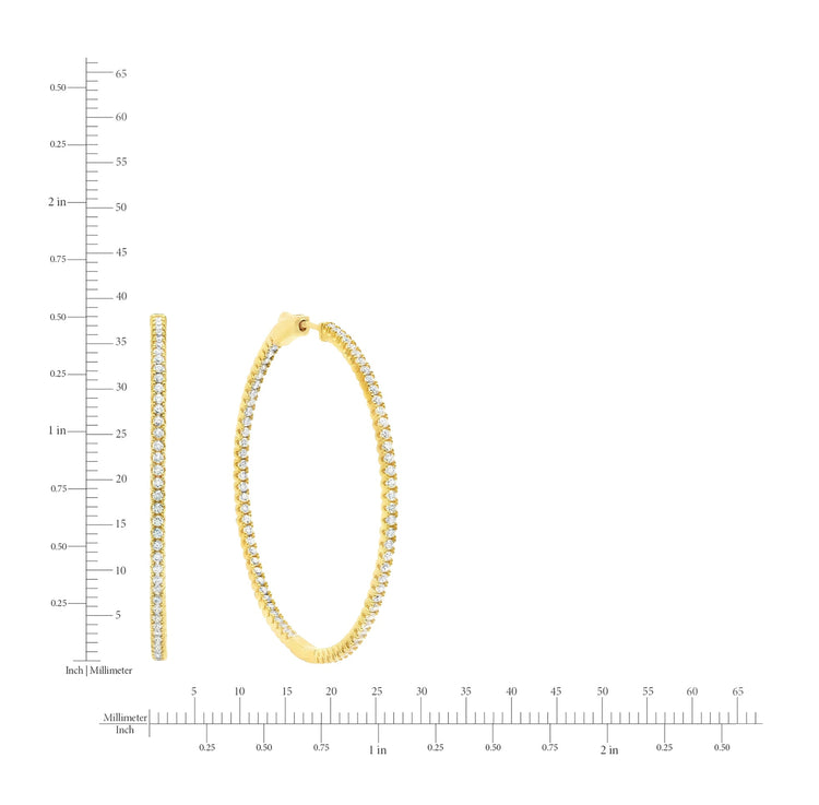 Gold bracelet with measurement scale on a white background
