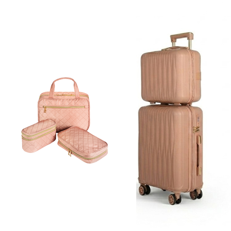 Travel Trio + 2-Piece Carry-On Luggage Set
