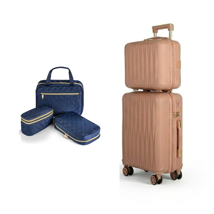 Travel Trio + 2-Piece Carry-On Luggage Set