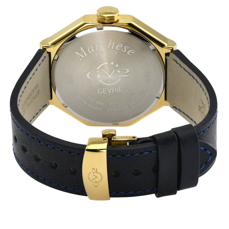GV2 Mens Marchese Swiss Quartz Watch