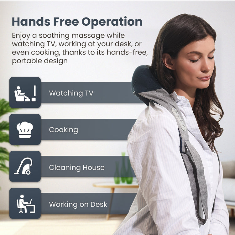 MIKO Shiatsu Neck & Shoulder Massager with App Controls // WAVE