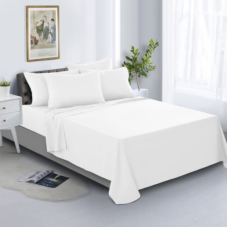 1800 Series Premium Sheets Set - White