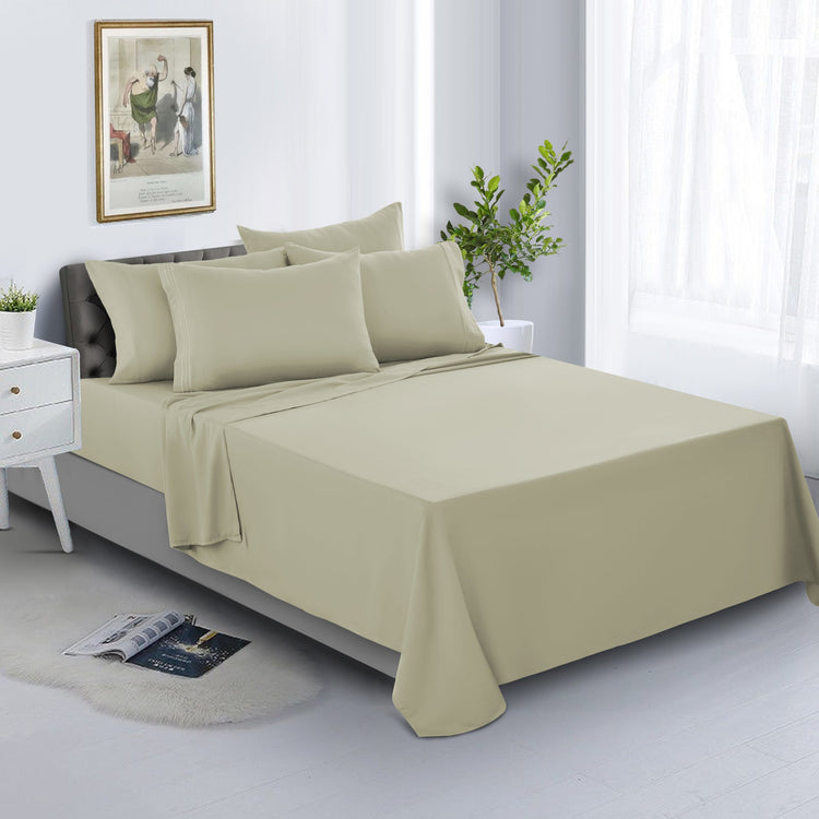 1800 Series Premium Sheets Set - Taupe