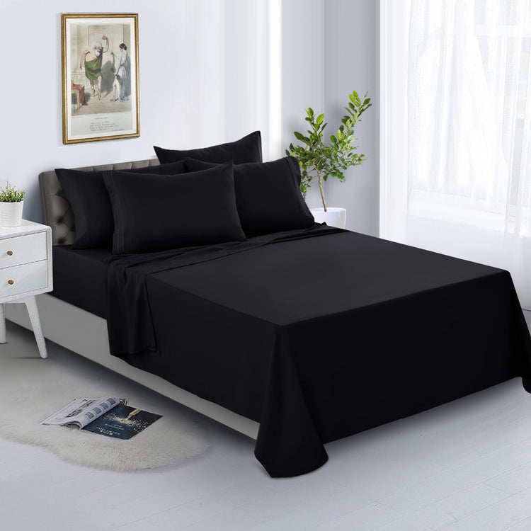1800 Series Premium Sheets Set - Black