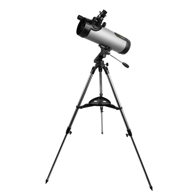 Telescope on a white background