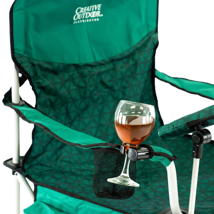 iChair Folding Wine Chair with Adjustable Table - Forest Diamond