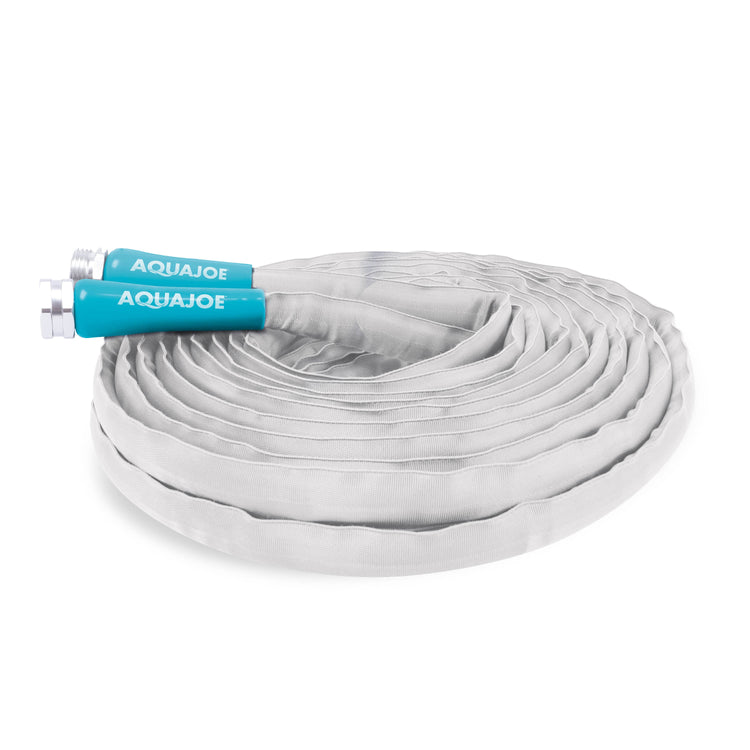 Aqua Joe Superlight Marine-Grade All-Purpose FiberJacket® Multipurpose Hose | 50-Foot | 5/8-Inch Diameter | Kink Resistant