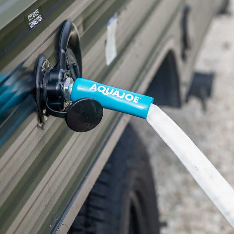 Aqua Joe Superlight Marine-Grade All-Purpose FiberJacket® Multipurpose Hose | 50-Foot | 5/8-Inch Diameter | Kink Resistant