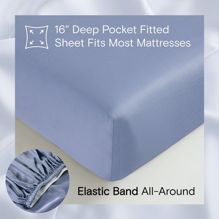 DOZ Organic Bamboo Sheet Set - Sky