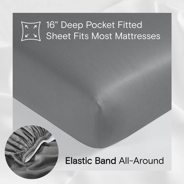 Organic Bamboo Sheet Set - Storm