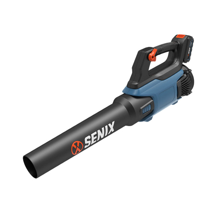Senix leaf blower on a white background