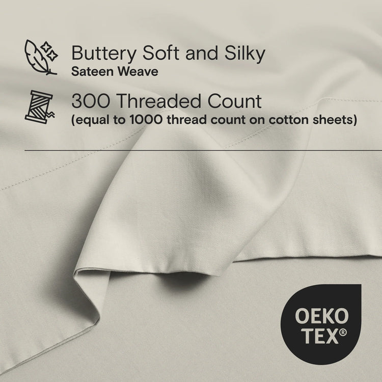 Organic Bamboo Sheet Set - Fog