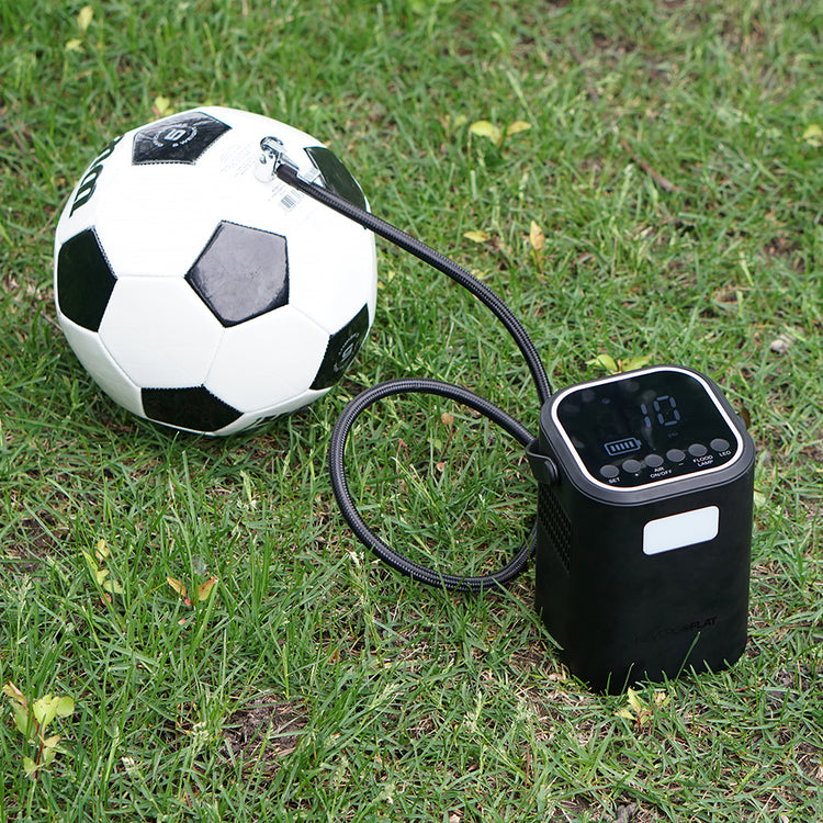 NeverGoFlat - Portable Air Compressor, Power Bank & Flashlight