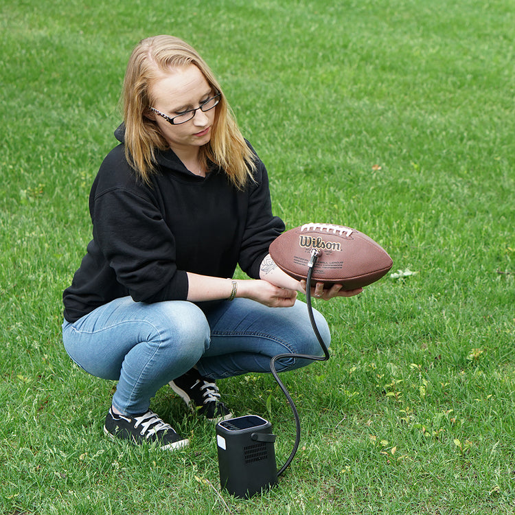 NeverGoFlat - Portable Air Compressor, Power Bank & Flashlight