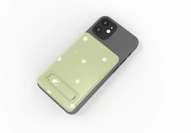 Phone case with floral design on a white background