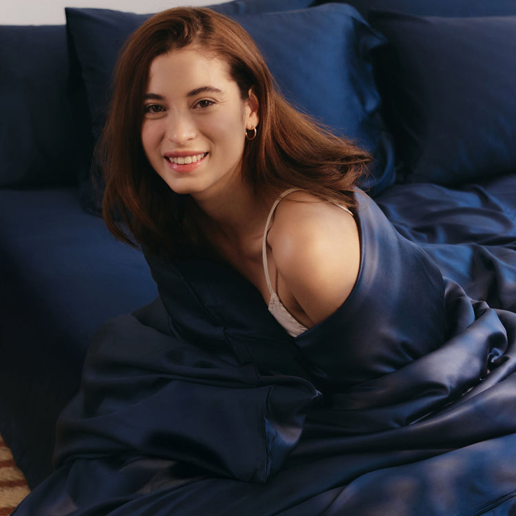 Organic Bamboo Sheet Set - Sapphire