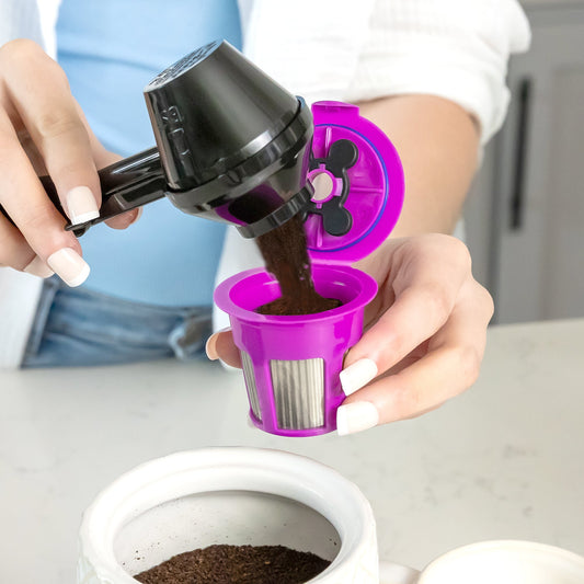 Universal Café Cup Reusable Single-Serve Coffee Filter Universal Fit