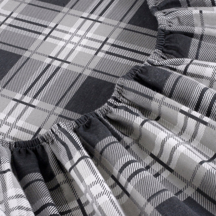 Kathy Ireland 100% Turkish Cotton Flannel Sheet Set - Eden Plaid