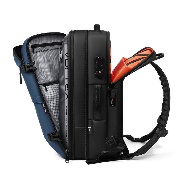 BlackVoyage Aero Essential Vacuum Seal Backpack and Vortex Vacuum Air Pump Bundle and 18LVacuum Bags