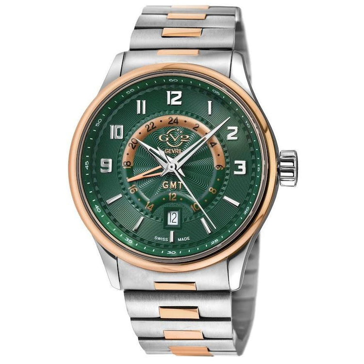 GV2 Mens Giromondo Swiss GMT Watch