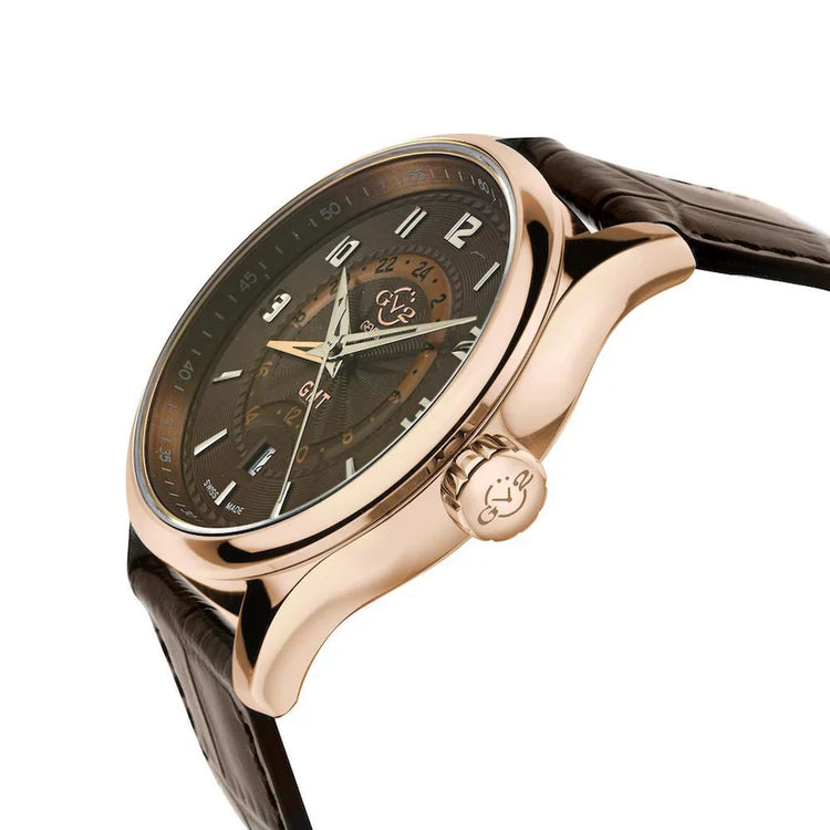 GV2 Mens Giromondo Swiss GMT Watch