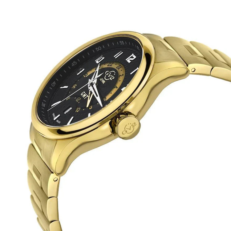 GV2 Mens Giromondo Swiss GMT Watch