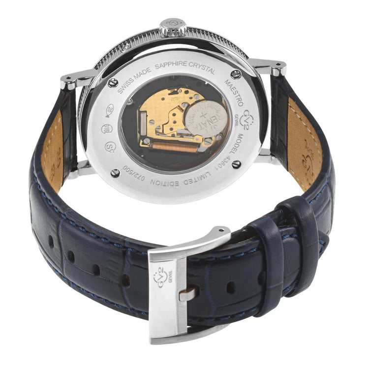 GV2 Men's Maestro Swiss Quartz Watch