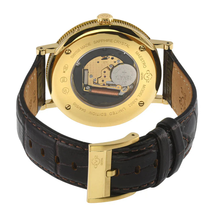 GV2 Men's Maestro Swiss Quartz Watch