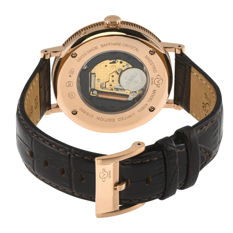GV2 Men's Maestro Swiss Quartz Watch