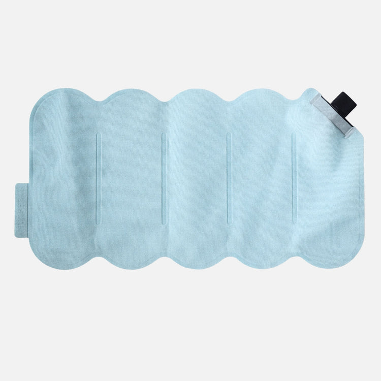 Blue eye mask on a white background
