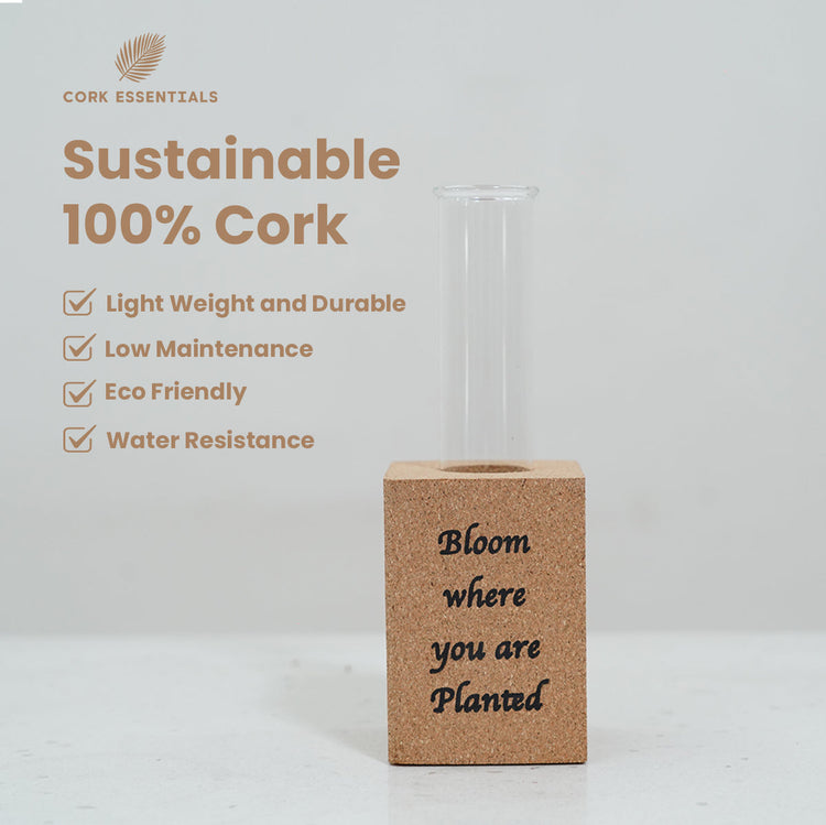 Fridge Magnet Planter Bloom Where Planted With Test Tube