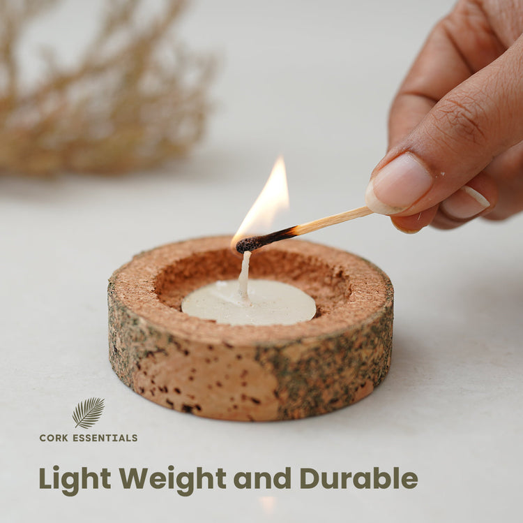 T Light Holder Round Set of 4