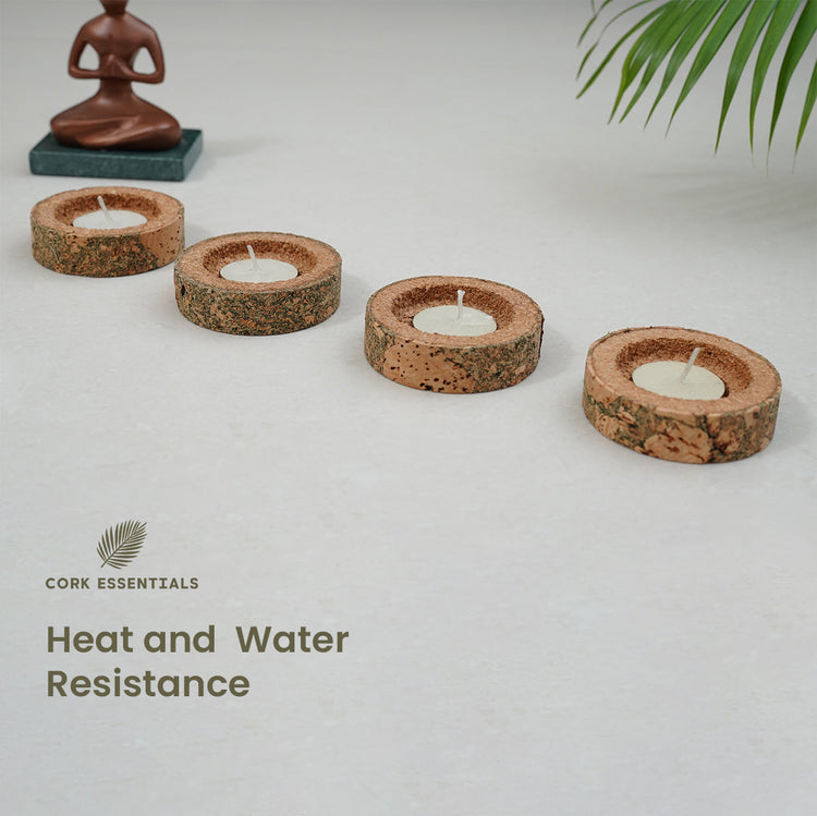 T Light Holder Round Set of 4