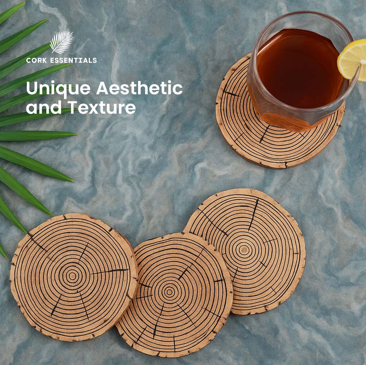 Cork Belly Coaster Set of 4